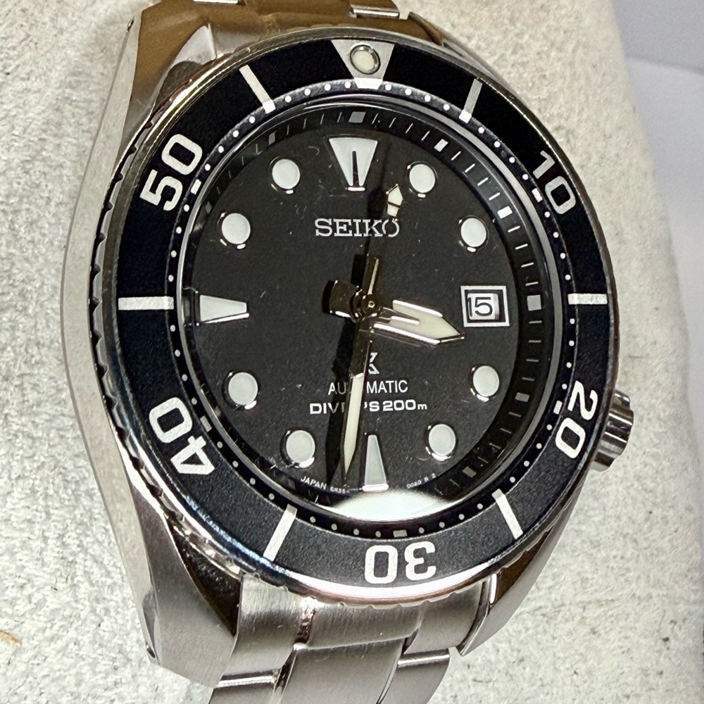 Seiko SUMO Prospex Date Automatic Designer Diver Mens Watch